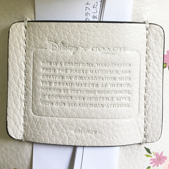 COACH x Disney Minnie Mouse Floral Ivory Doll - Picture 6 of 8